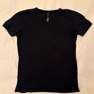 Skims Black Cotton Jersey